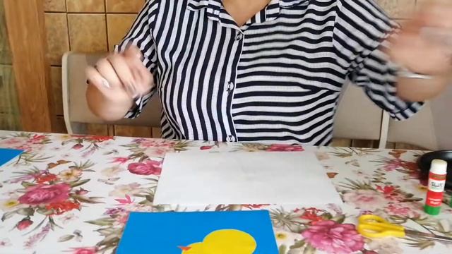 Аппликация "Цыплёнок" смотреть онлайн