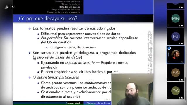 Sistemas Operativos 2020-11-26: Sistemas de archivos смотреть онлайн