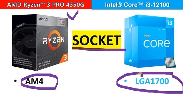 Difference between Ryzen 3 pro 4350G Vs Intel Core i3-12100 @BIGTECHNOLOGIST Budget Processor 11k смотреть онлайн