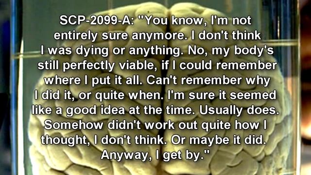 SCP-2099 Brain in a Jar | object class euclid смотреть онлайн