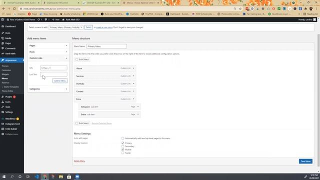 Rose WordPress Kadence Child Theme Overview смотреть онлайн