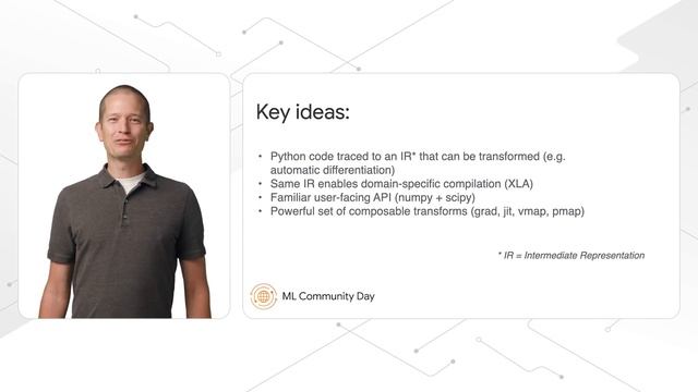 Intro to JAX: Accelerating Machine Learning research смотреть онлайн