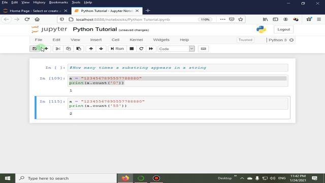 Check How Many Times A Substring Appears In String | Python 4 You | Lecture 84 смотреть онлайн