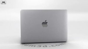 Apple MacBook Pro 13 inch (2016) Space Gray 3D model by Hum3D.com