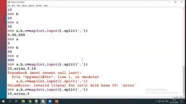 Input to Python Program смотреть онлайн