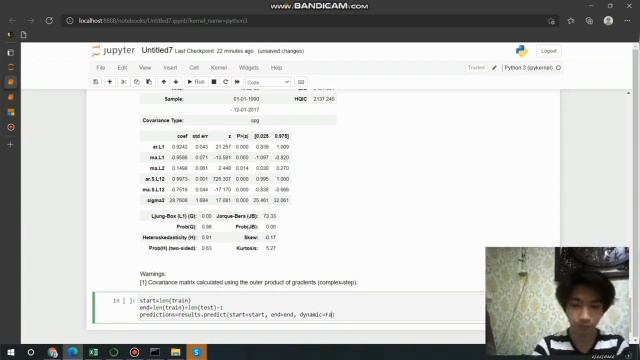 FORECASTING TIME SERIES DATA USING PYTHON | SAMSON, CARL CEDRIC | BSMATH- 3B смотреть онлайн