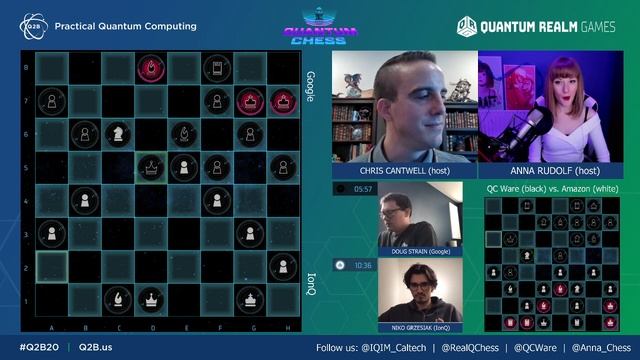 Quantum Chess Tournament | Semi-finals | Q2B20 смотреть онлайн