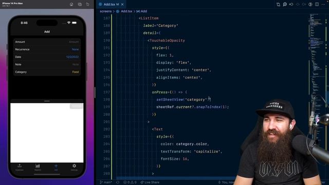 04 - Building an Expense Tracking app with React Native (Expo) смотреть онлайн