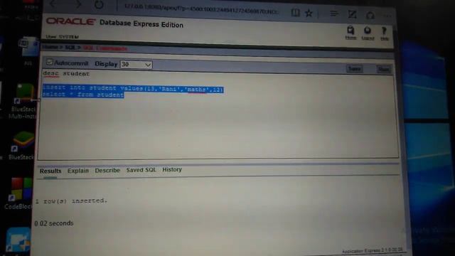 Insert records in a table | Oracle смотреть онлайн