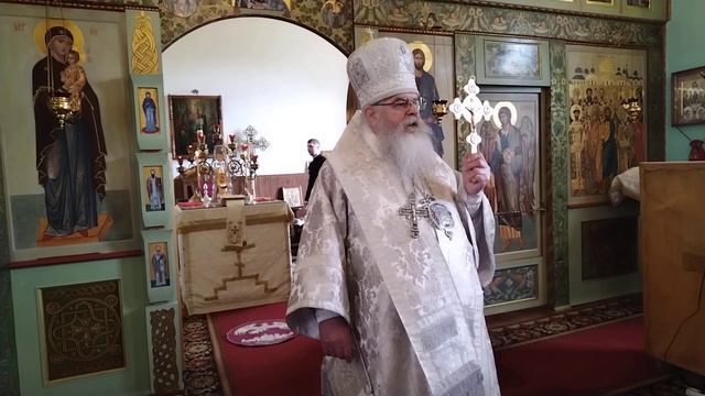 Проповедь митрополита Константина в день Вознесения Господня в Важеозерском монастыре. 02.06.2022 смотреть онлайн