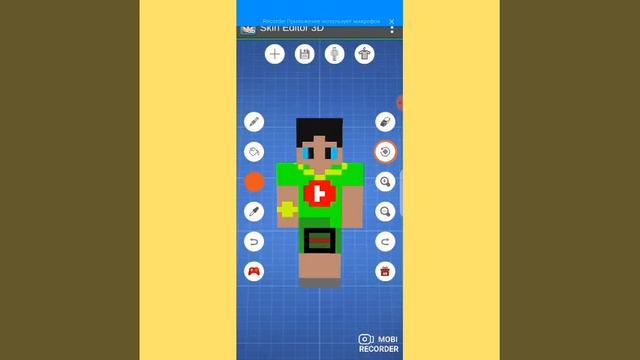 Очень крутое приложение обзор (как делать скины для Minecraft ) смотреть онлайн