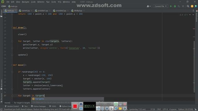 Simple Python Typing Game in under 8 Mins | under 80 lines of code! Source code in description! смотреть онлайн