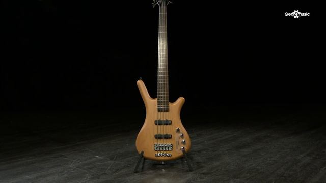 Warwick RockBass Corvette Basic 5-String Bass, Natural Satin | Gear4music demo смотреть онлайн