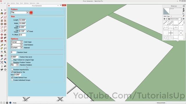 Easy Way to Make 3d Floor in SketchUp смотреть онлайн