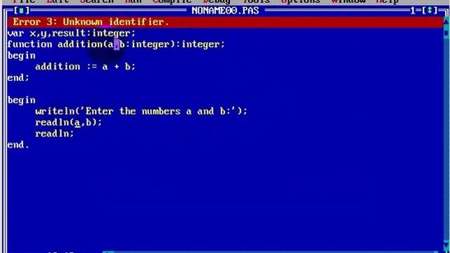 Turbo Pascal Programming #30 Functions Introduction смотреть онлайн