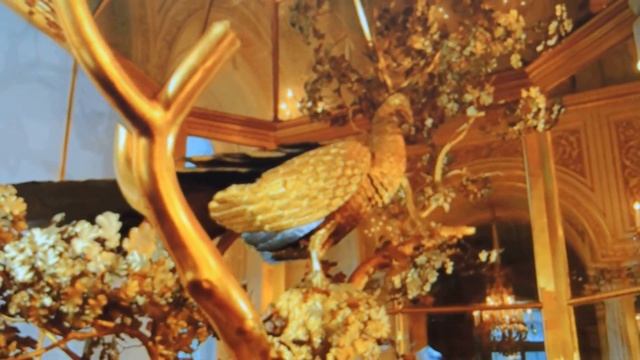 The Peacock Clock At The Hermitage Museum In St. Petersburg, Russia