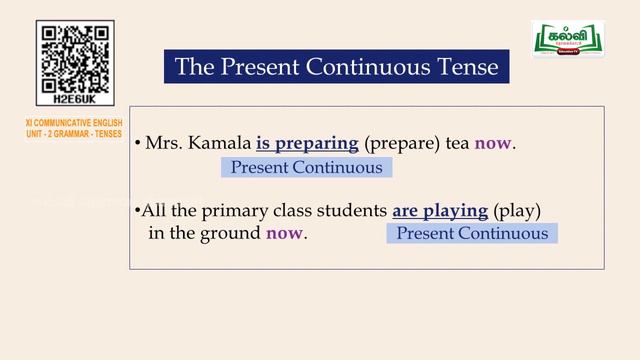 Class 11| Comm English | Think Globally! Act Globally !| Grammar |Tenses | Unit 2 | Part 2 | KalviT смотреть онлайн