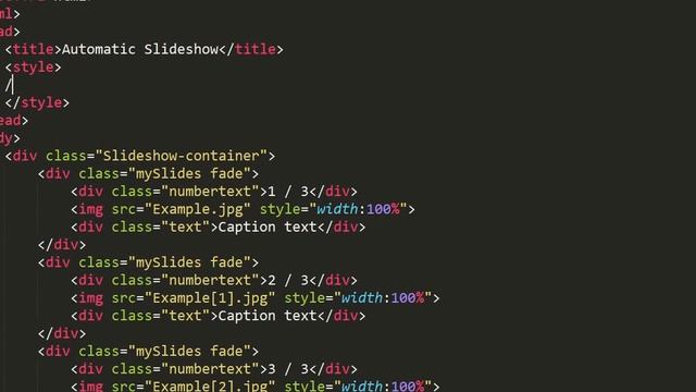 Automatic Slideshow in Html CSS and JavaScript смотреть онлайн