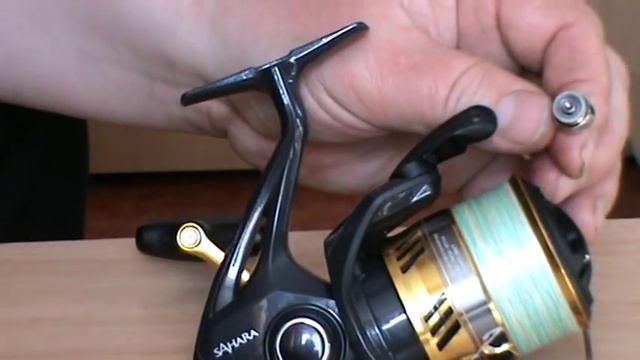 Установка подшипника в ролик ЛУ Shimano SAHARA. Вариант 2. смотреть онлайн