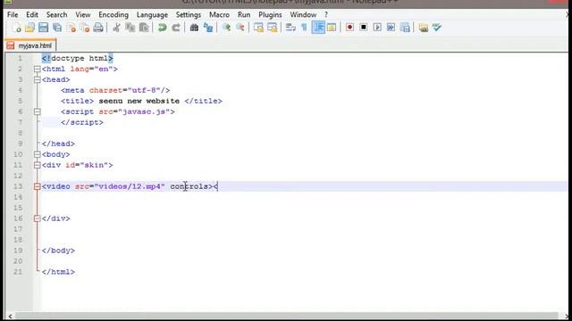 Html 5 Tutorial in Tamil 26 Playing Video on Your Website смотреть онлайн