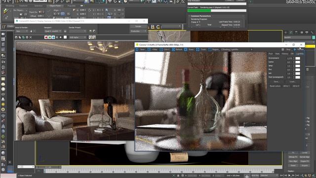 3dmax Ускорение рендера в десятки раз при помощи рендер фермы. Прямой закачкой и при помощи плагин смотреть онлайн