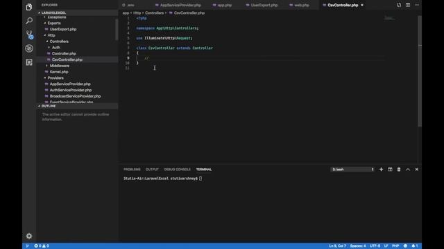 Export data to Excel/Csv in Laravel 6 || maatwebsite package смотреть онлайн