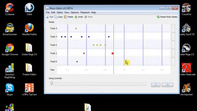 Como Criar Uma Musica Para o Guitar Rage e Como Jogar ele No Win7 смотреть онлайн