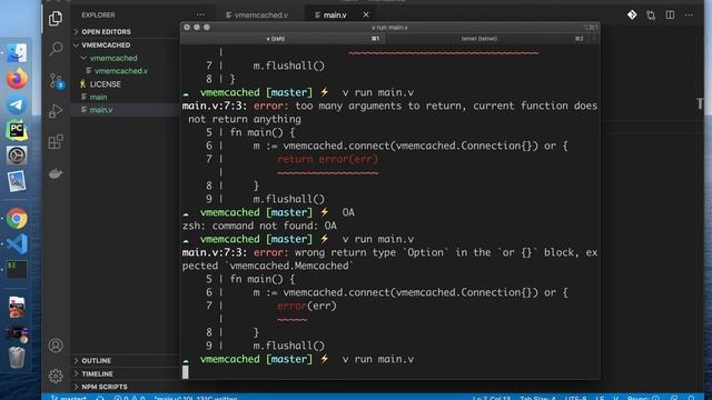 [Stream] Начинаем реализацию memcached библиотеки на vlang смотреть онлайн