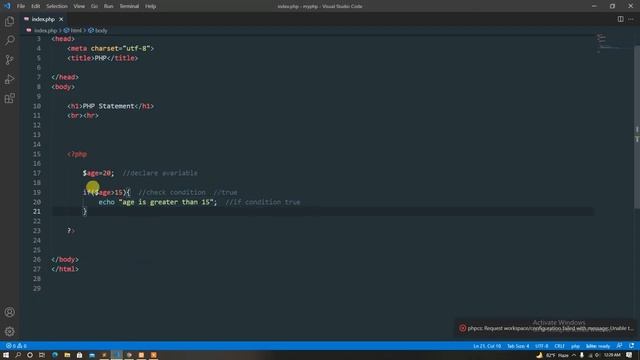 20 php bangla tutorial for beginners | php8 bangla tutroial | If condition смотреть онлайн