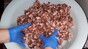 Настоящая ДОМАШНЯЯ КОЛБАСА из мяса! В печи на дровах! РЕЦЕПТ проверенный годами!