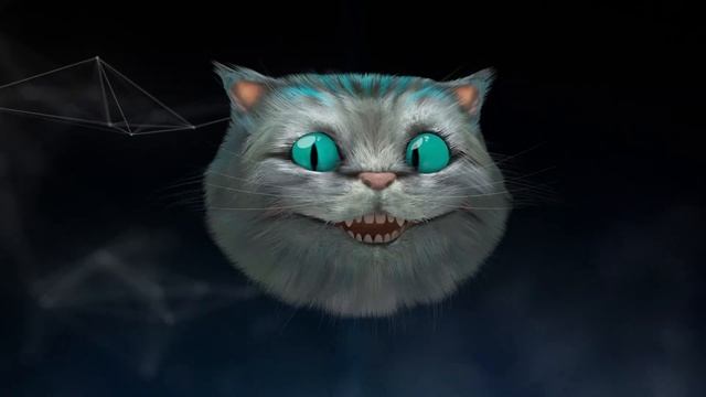 Чеширский кот из Алисы в стране чудес - Анимация 3D модель смотреть онлайн
