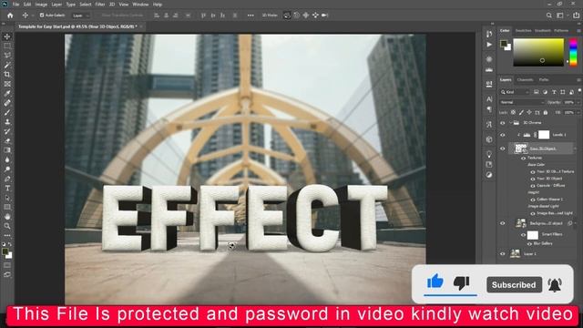 Elements 3d Chrome Generator Photoshop Action Photoshop Tutorial смотреть онлайн