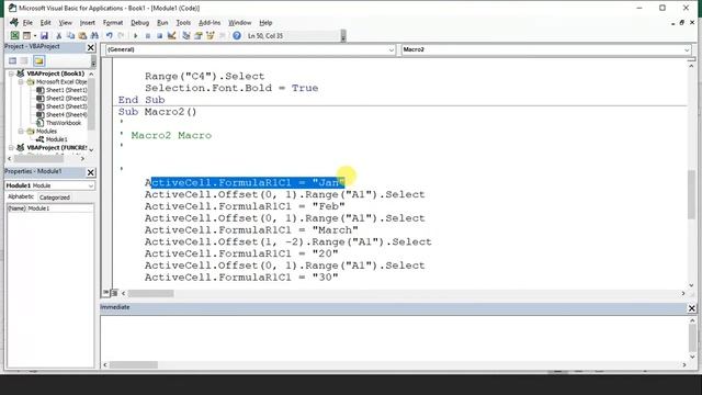Tutorial 7 : Understanding VBA Macro recording смотреть онлайн