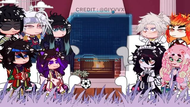 // Hashiras react to GIYUU TOMIOKA // 1/? // KNY // Demon slayer // GC // смотреть онлайн