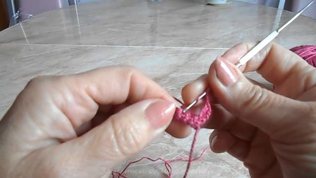 УЗОР простой крючком СЕТКА смотреть онлайн