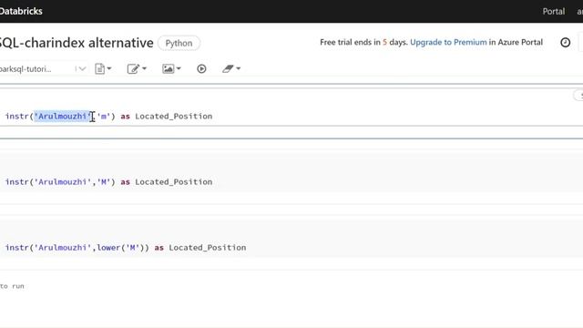charindex alternative in Spark SQL смотреть онлайн