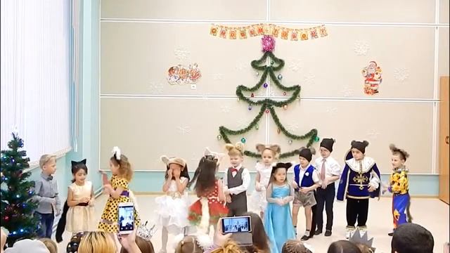 Новогодний утренник 2018. Школа искусств. Долинск смотреть онлайн