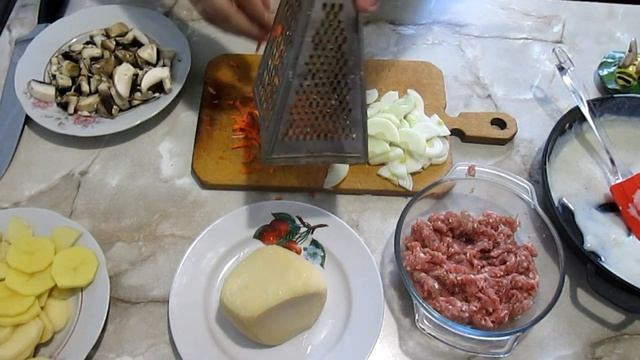 Картофельная запеканка с фаршем и соусом бешамель, быстрый рецепт смотреть онлайн