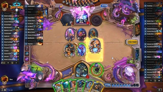 Wild Reno Hunt! | Descent of Dragons | Hearthstone смотреть онлайн