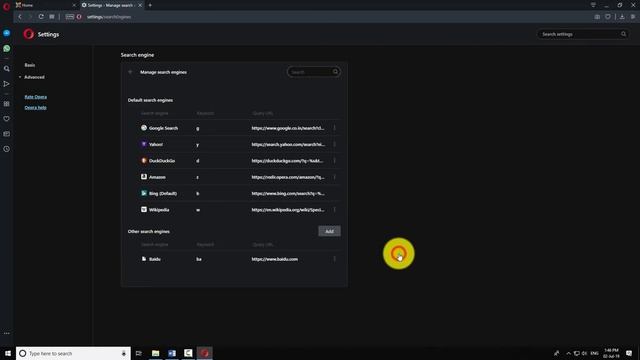 How to Manage Search Engines in Opera Browser смотреть онлайн