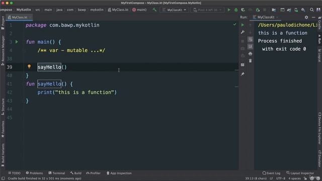033 Kotlin Programming Language Fundamentals - Create a Simple Kotlin Function смотреть онлайн