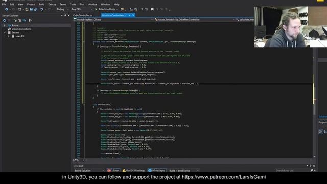 Building a Space Exploration Game in Unity3D - Orbit Navigation 3 смотреть онлайн