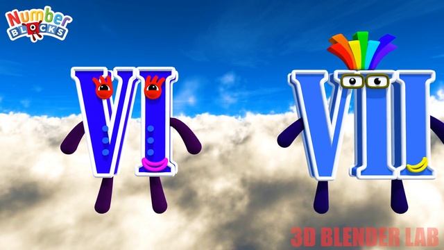 Numberblocks Roman Numerals Club