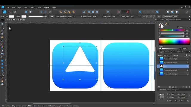 Vector Icons UI in Affinity Designer Tutorial смотреть онлайн