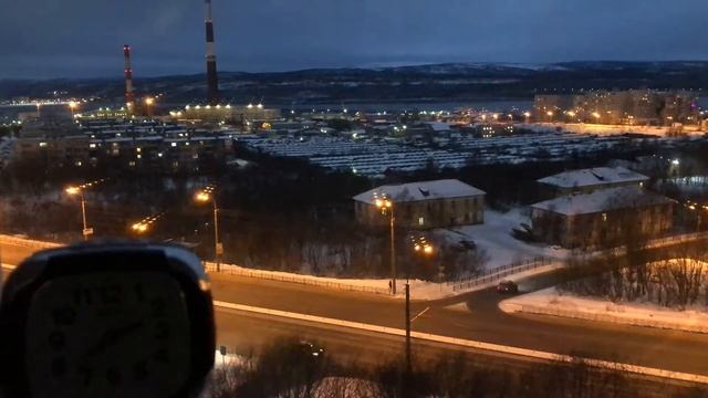 Полярная ночь в Мурманске | Как выглядит полярная ночь? смотреть онлайн