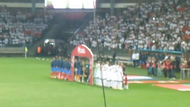 Борисов-Арена поёт гимн Беларуси [Borisov-Arena sings the anthem of Belarus] смотреть онлайн