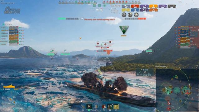 Musashi 8 Kills & 207k Damage | World of Warships Gameplay смотреть онлайн