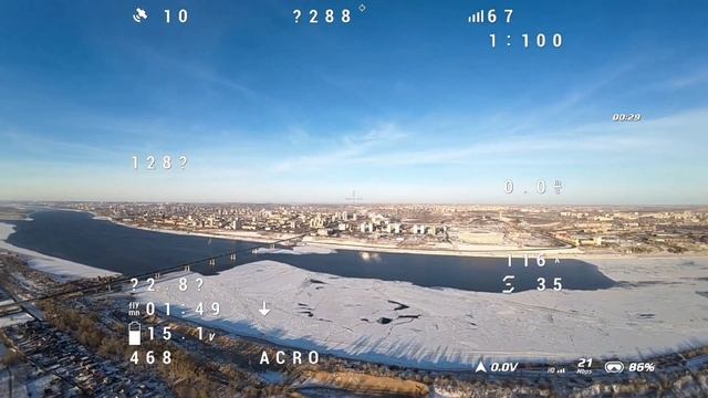 Тестируем DJI O3 Air unit с антеннами RUSH CHERRY на самолёте. смотреть онлайн