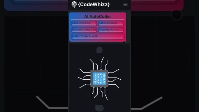 Generate Code on the go with {CodeWhizz}, the powerful AI Code Generator for Python - Mobile Demo смотреть онлайн