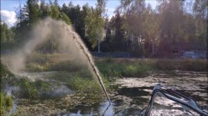 Мини-земснаряд экскаватор "Боцман РА" с землесосом